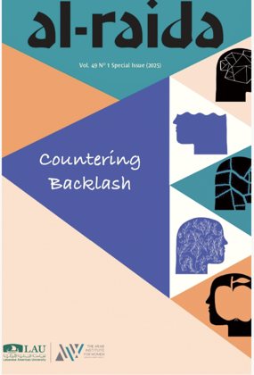 Cover of Al-Raida volume 49 number 1, Countering Backlash special issue